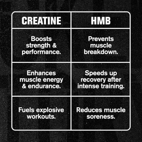 Jacked Factory Creatine Hcl + Hmb Capsules Synergistic Concret Myhmb & Vitamin D Formula For Improved Growth Strength & Reduced Muscle Breakdown 150 Capsules
