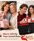 Miula 3-In-1 Cordless Red Light Therapy Belt For Back Abdomen 660Nm & 850Nm Wavelengths With Heat & Vibration Massage5000Mah Rechargeable Waist Wrap For Belt Discomfort Relief For Parents