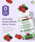 Barislim Advanced Bariatric Multivitamin Gummies - Specially Formulated Bariatric Vitamins For Patients After Weight Loss Surgery - Supports Energy & Immune Health Mixed Berry (90 Vegan Gummies)