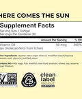 HUM Here Comes The Sun Immune Support Supplement with Vitamin D Supplements for Women and Men for a Healthy Immune System D3 Vitamin Supports Bone Health 30 Capsules