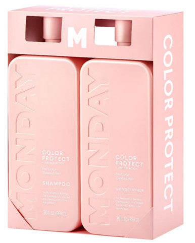 Monday Haircare Color Protect Shampoo & Conditioner +Amino Acids For Color-Treated Hair Vitamin E & Jojoba Oil No Parabens Or Sulfates 30Oz & 30Oz 2 Pack