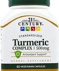 21St Century Turmeric Complex 500 Mg 60 Vegetarian Capsules Pack Of 2