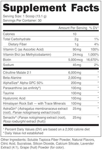 Bucked Up Babe Pre Workout Powder For Women Lavender Lemonade 6G Citrulline 2G Beta-Alanine 100Mg Hyaluronic Acid 5Mg Biotin And 5 Other Registered Trademarked Ingredients 30 Servings 13.9 Oz