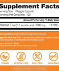 Doctor'S Best Vitamin C With Qc Vitamin C 1000Mg Nongmo Vegan Gluten Soy Sourced From Scotland Veggie Caps 120 Count