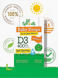 Carlyle Baby Vitamin D3 Liquid Drops 365 Servings 31Oz