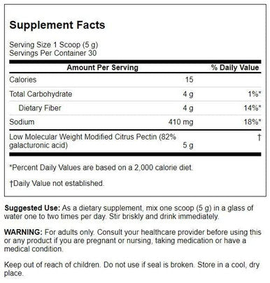 Swanson Pectipure Modified Citrus Pectin 5.28 Ounce (150 g) Pwdr