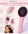 My Beauty Spot Scalp Massager For Hair Growth Electric Scalp Massager With Red Light Therapy Head Massage Comb Hair Oil Applicator