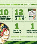 Manitoba Harvest Regenerative Organic Certified Hemp Hearts, 12 oz | Shelled Hemp Seeds, 10 g Plant Protein and 12 g Omegas 3 and 6 per 30 g Serving, Gluten-Free, Non-GMO Project Verified