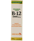 Nature's Bounty B-12 5000 Mcg Sublingual Liquid Energy Health 2 Oz ( Pack Of 4)