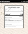 Gainful Get Lean Performance Boost Green Tea Extract Fiber Supplement Powder 28 Servings