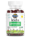 Garden of Life Probiotics For Kids Cherry Flavor Gummies - Sugar Free Once Daily Kids Probiotic Gummies 3 Billion Cfu Probiotics Plus Fiber For Digestive & Immune Health 30 Vegetarian Gummies