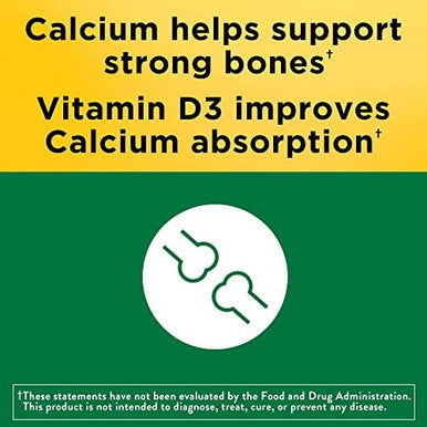 Nature Made Calcium 500 Mg With Vitamin D3, Dietary Supplement For Bone Support, 130 Tablets