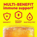 Emergen-C 1000mg Vitamin C Immune Support Powder Super Orange 10CT includes Zinc Manganese 7 B Vitamins and Electrolytes for Back to School Essentials