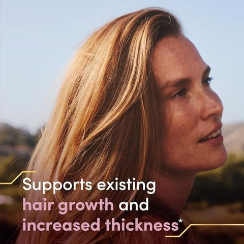 Nature's Bounty Optimal Solutions Hair Growth Supplement with Biotin Hair Growth Vitamins with Biotin Silicon and Arginine 1 Per Day 30 Capsules One Month Supply