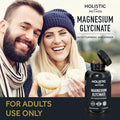 Magnesium Glycinate Capsules With Organic Turmeric And Ginger - 180 Vegan Capsules For Relaxation, Muscle Recovery, And Immune Support - Non-Gmo And Lab-Tested