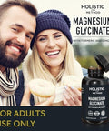 Magnesium Glycinate Capsules With Organic Turmeric And Ginger - 180 Vegan Capsules For Relaxation, Muscle Recovery, And Immune Support ÃƒÂ¢Ã¢â€šÂ¬Ã¢â‚¬Å“ Non-Gmo And Lab-Tested