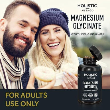 Magnesium Glycinate Capsules With Organic Turmeric And Ginger - 180 Vegan Capsules For Relaxation, Muscle Recovery, And Immune Support ÃƒÂ¢Ã¢â€šÂ¬Ã¢â‚¬Å“ Non-Gmo And Lab-Tested