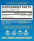 Havasu Nutrition Usda Organic Vitamin B12 Liquid Drops - Methylcobalamin For Enhanced Energy And Nervous System Support - 30 Servings - Highly Bioavailable For Absorption - Non-Gmo Vegan Strawberry Flavor 1 Fl Oz