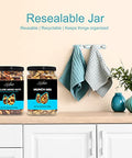 Mixed Nuts Deluxe - Roasted & Salted | 32 oz Reusable Container | Healthy Gourmet Variety Snack Mix with Cashews, Almonds, Brazil Nuts, Pecans, Hazelnuts (No Peanuts) Holiday Gifts | Keto, Vegan Friendly, Healthy Nut Mix | Jaybee's