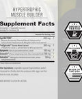 Nutrabio Unbound Byld - Natural Muscle Builder For Men Support Muscle Growth Recovery And Strength - 30 Servings 60 Capsules