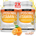 Liposomal Vitamin C 2100mg High Absorption Fat Soluble VIT C Immune Support Collagen Booster Immunity Defense and Powerful Antioxidant MCT Oil and Sunflower Lecithin Acsorbic Acid Vegan NonGMO