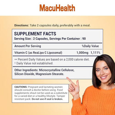 Macuhealth Liposomal Vitamin C Per Serving 1000Mg