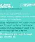 Petal Fresh Superfoods So Smooth Ultrahydrating Shower Milk (Coconut Milk Vitamin E & Spiced Chai) Superfoods Beauty