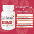 Celebrateone 45 Multivitamin With Iron And Balance Probiotic Bundle - Bariatric Vitamins For Post-Gastric Bypass & Sleeve Gastrectomy - Comprehensive Nutritional & Digestive Support