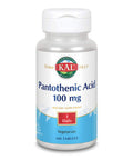 Kal 100 Mg Pantothenic Acid Tablets, 100 Count