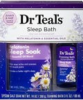 Dr Teal'S Melatonin Sleep Soak Epsom Salt Solution And Foaming Bath Set