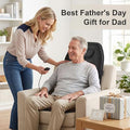 Comfier 2026 Graphene Heated Chair Massager Pad 4900 Rpm Vibration Motor Full Back Massage Seat Cushion For Office Chair & Recliner For Dad Men