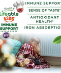 Lifeable Kids Immune Support Gummies Elderberry Vitamin C And Zinc Great Tasting Immune Support Supplement Elderberry Gummies For Kids Kids Elderberry Gummies For Boys Girls 90 Gummies
