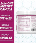 Pescience Complete-Gi Gut Health Powder Probiotics For Women And Men Digestive Enzymes Prebiotic Fiber L Glutamine Pepzin Gi Zinc Carnosine Watermelon Flavor 30 Servings
