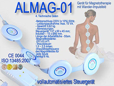 ELAMED Almag 01 Electro Magnetic Field Therapy Wellness EUROPEAN VERSION Electromagnetic Therapy Electrotherapy Device (01)