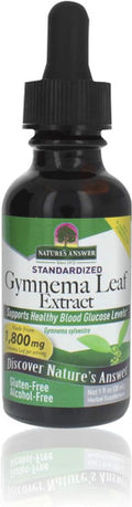 Nature'S Answer Alcohol- Gymnema Leaf 1oz Extract | Gluten- | Non-GMO | Vegan | No Artificial Flavors or Preservatives | Single Count