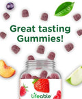 Lifeable Biotin Gummies 10000mcg Great Tasting Hair Skin and Nails Gummies GMOFree Vegan Biotin Supplement Hair Skin and Nails Vitamins for Women 90 Gummies