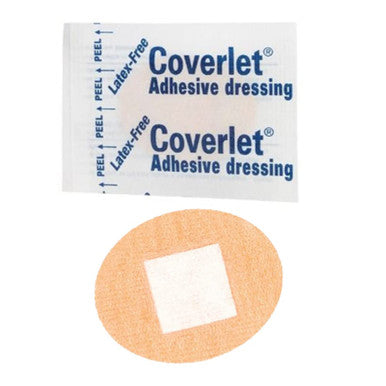 Bsn Medical 00303 Coverlet Adhesive Bandages Oval 1 1/4Quot; X 1Quot;(Pack Of 100)