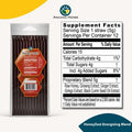 Amazing Herbs Raw Natural Honey - Herbal Honey Infused With Ginseng, Ginger, Ginkgo Extracts & Pure Black Seed Oil, Non Gmo, Gluten Immune Booster - Honeyzest Energizing Straws, 12 Count