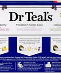 Dr Teal'S Epsom Salt Trio Set (Three 14Oz Bags) - Relax & ReliefMelatonin Soak& Black Elderberry - Give The Of Relaxation - Soothe Aches Wtih At Home Spa Kit