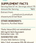 Lomatium B120 Alcohol-Free Herbal Extract Tincture, Concentrated Liquid Drops Natural Lomatium (Lomatium Dissectum) 4 fl oz