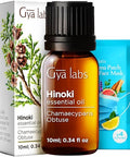 Gya Labs Hinoki Essential Oil For Skin & Frankincense Oil For Skin Set - Aromatherapy Grade Essential Oils Set - 2X0.34 Fl Oz - Gya Labs