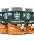 Starbucks Crema Collection Salted Caramel Instant Coffee, 3 Tins 7.12 oz