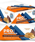 Probar Protein Bar Mint Chocolate & Peanut Butter Chocolate Gluten Nongmo Plantbased (12 Count Each)