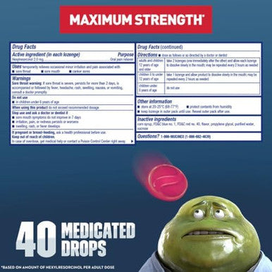 Mucinex Instasoothe Sore Throat Relief Sore Throat Lozenges Sore Throat Medicine With Hexylresorcinol Cough Drops Alternative 40 Elderberry & Wild Cherry Medicated Numbing Throat Drops