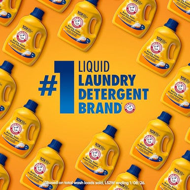 Arm & Hammer Baking Soda Fresh Liquid Laundry Detergent Sparkling Fresh Scent 110 Loads 110 Fl Oz