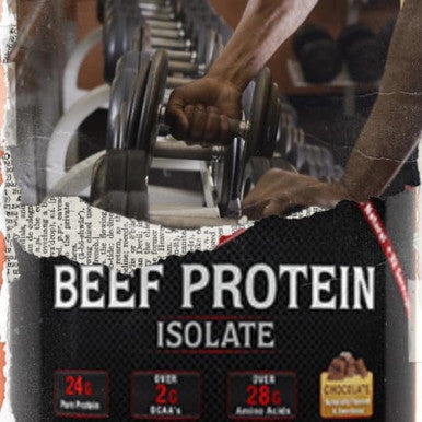 Olympian Labs Beef Protein Isolate Powder 24G Protein Bst 2 Grams Bcaa'S Muscle Building Amino Acids 32 Ounces Flavored With Real Chocolate