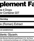 Terravita Chamomile (Roman) Glycerite Liquid Extract (1:5) - No Flavor (1 Oz, Zin: 522252) - 2 Pack