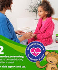 Orgain Kids Sugar Multivitamin Gummies Vegan & Plant Based 50 Superfoods 15 Vitamins And Minerals Immune Support And 3G Of Fiber Mixed Berry Ages 4+ 1 Month Supply (60 Gummies)