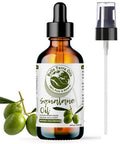 Bella Terra Oils - Organic Squalane Oil 4 Oz - Dive Into Organic Olive-Derived Ideal For Skin And Hair High In Vitamin E Promotes Supple & Radiant Skin