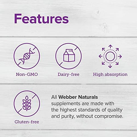 Webber Naturals Magnesium Citrate Capsules 300 mg 250 Count High Absorption Magnesium Supplement Supports Bones Teeth Muscle and Heart Function Gluten and Dairy Free
